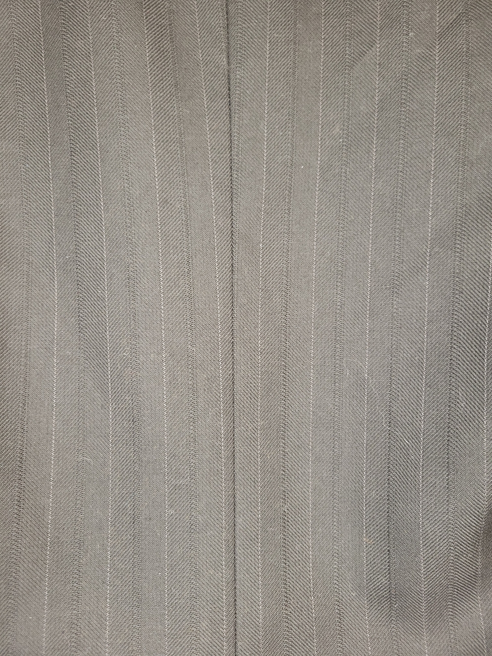 Gray Pinstripe Van Heusen Blazer - Classic Three-Button Suit Jacket - Picture 7 of 7